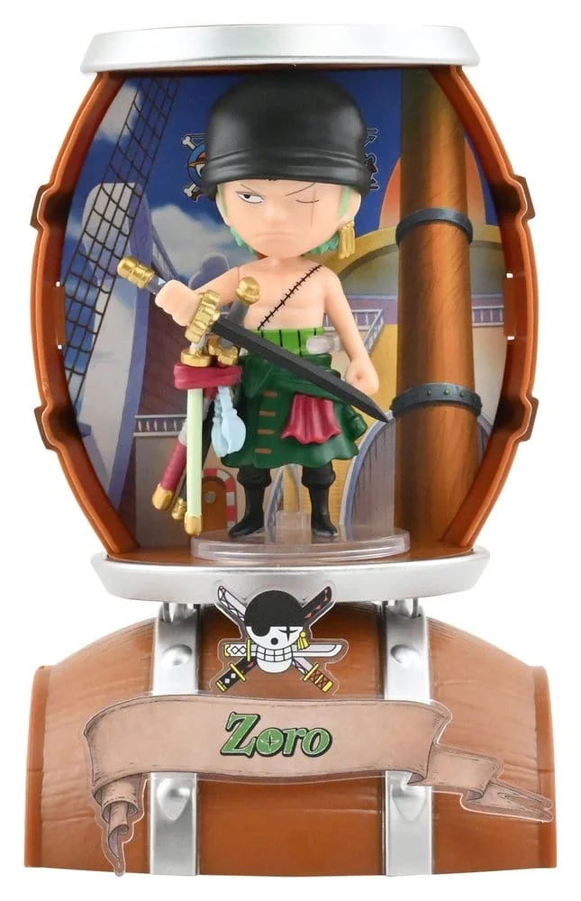 One Piece Barrel Capsule Mini Figures 9 cm Blind Box - 1 Unidade Aleatória